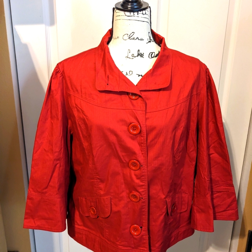 Women's Red jacket plus size 2xl